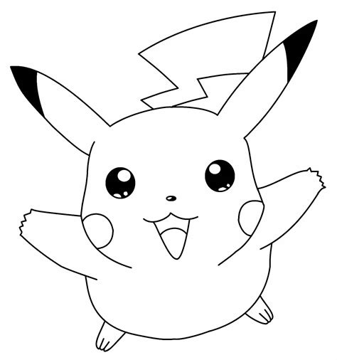 picachu para colorir|Desenhos de Pikachu para imprimir em A4 